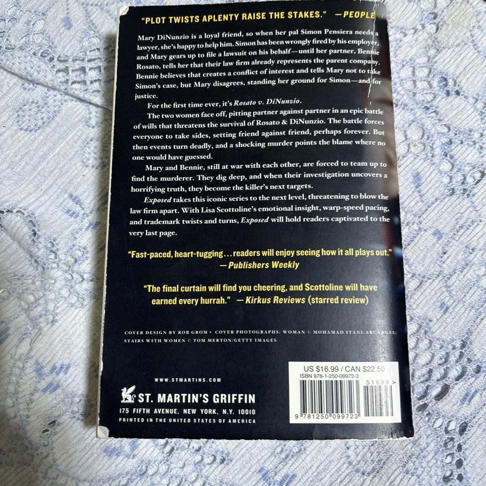 Exposed: A Rosato & DiNunzio Novel - Paperback By Scottoline, Lisa -